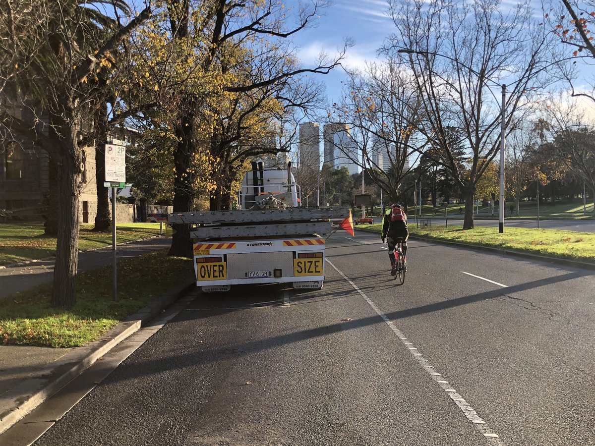 st kilda road bike lane