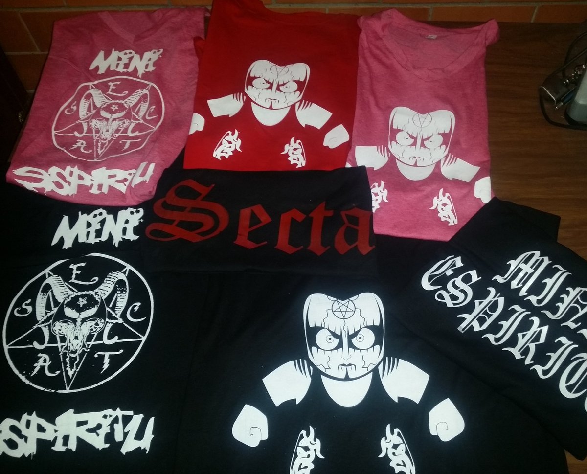EspirituMini's tweet photo. #laobscuridad se hace presente con las nuevas playeras de @EspirituMini  adquiera las en donde me veas programado #luchalibreindependiente #minisecta #soyrudo https://t.co/5QPF18HHbB