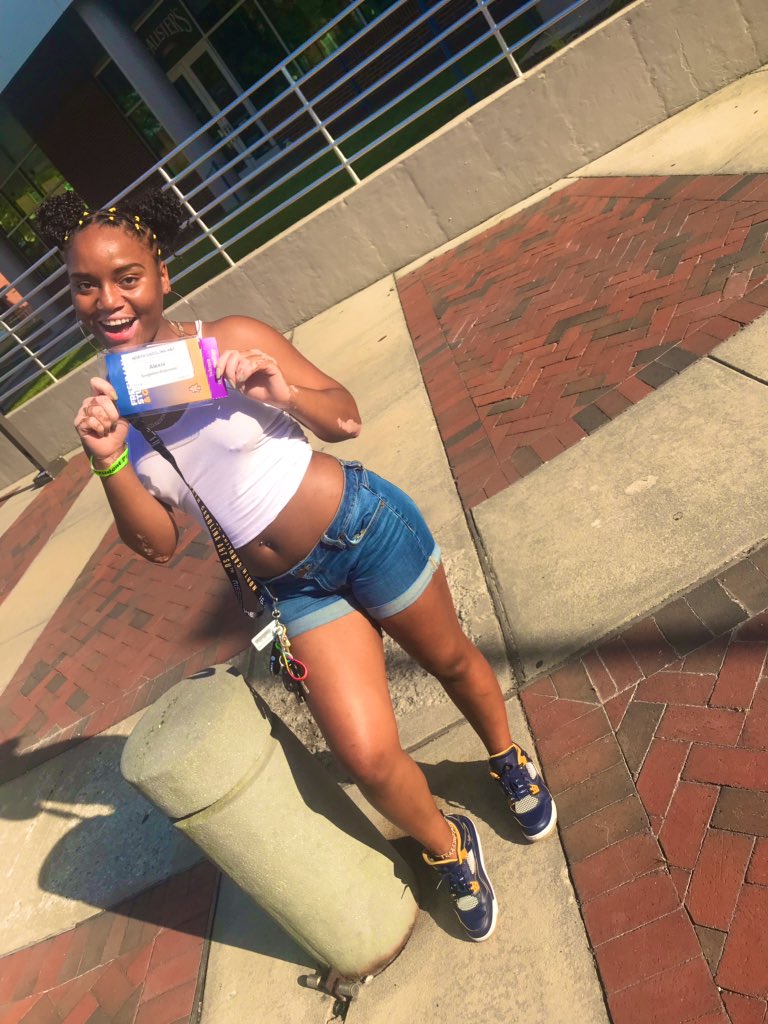 priv8lex's tweet photo. So I didnt get any pictures in front of the Infamous Yellow Stairs 😢 so these gone have to do 💛🐶💙 #ncat23 #nso4 https://t.co/sHYy4GotF1