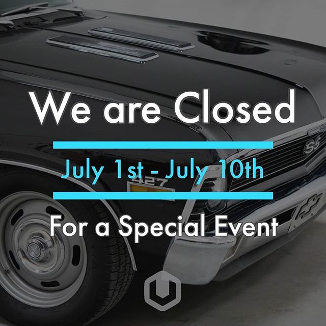 UnleashedAuto's tweet image. Please note our showroom will be closed July 1st - July 10th. Regular Showroom hours resume July 11th.

We can't wait to show you new things coming! 😍 ift.tt/2XCKfEX
