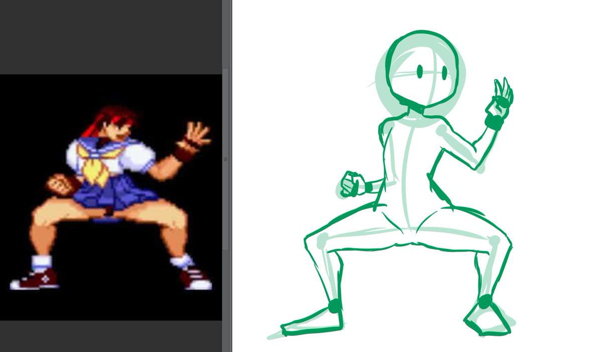 Trying to make a chibi to censor a certain pic, I feel quite relaxed now 😌