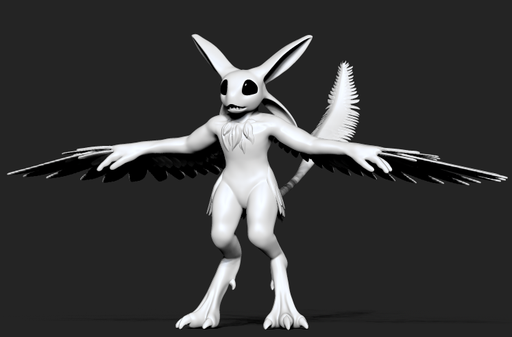 GameTurkeyTribe's tweet photo. Hey everyone!

Two weeks ago, we shown you some images of our progress on our Avali model for the game. We collected your feedback and have been making some more changes to the model we would like to show you, incuding floof, and work on the feathers and head.

#Avali #OrangeMoon https://t.co/YOK640D57N