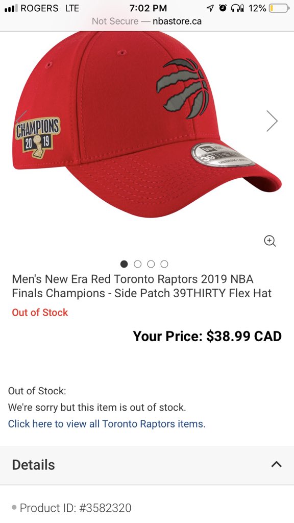 raps championship hat