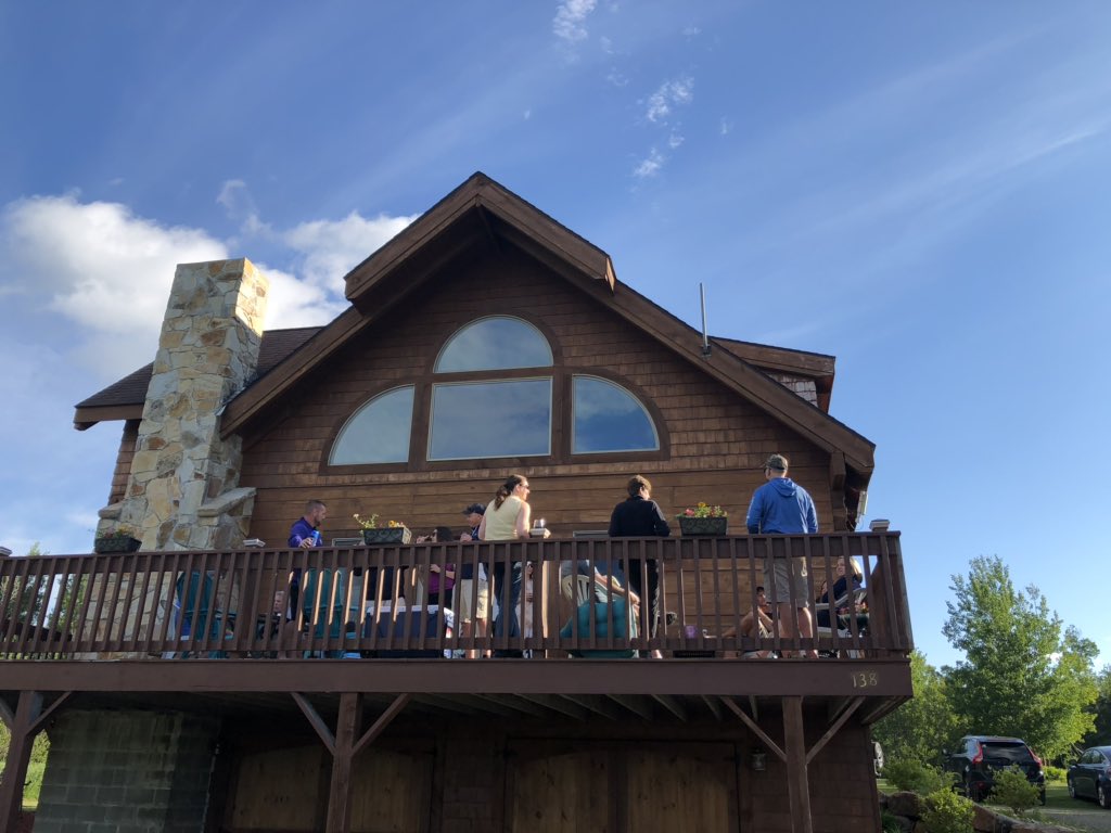 EdLeadersMaine's tweet photo. #etaclass closing retreat happening now at Moosehead Lake. https://t.co/dqqCo8lfHh
