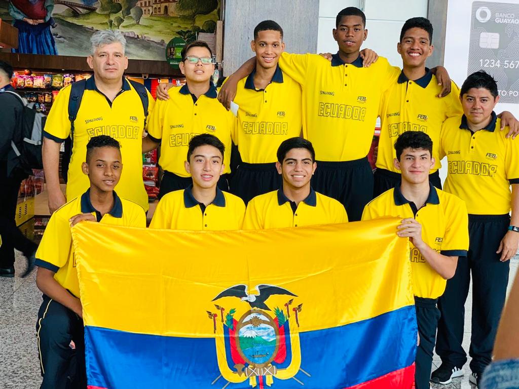 fedesantaelena's tweet photo. Bryan Solís partió a Goias-Goianas siendo parte del equipo de baloncesto U14 a representar al Ecuador en el Campeonato Sudamericano Masculinos, este evento empieza del 02 al 07 de julio.

#VAMOSPORMAS 🏀💪🇪🇨 #Ecuador #ElDeporteNosUne @ASotomayorEcu https://t.co/7MEEICmXze