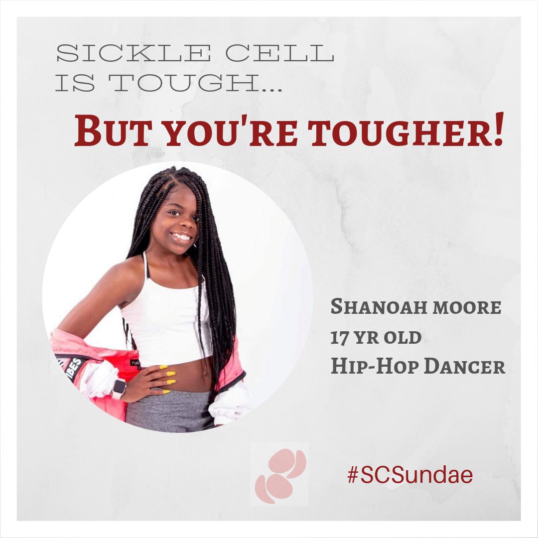 SCAFCincy's tweet photo. We're celebrating Shanoah Moore. She's a student @RogerBaconHS &amp; an avid #hiphopdancer. She works at Panera, in her freetime she enjoys spending time w/ friends. She was featured in @nytimes discussing the obstacles of #sicklecelldisease https://t.co/7qzU3P9MbZ
#scSundae #warrior https://t.co/0LO499IkJj