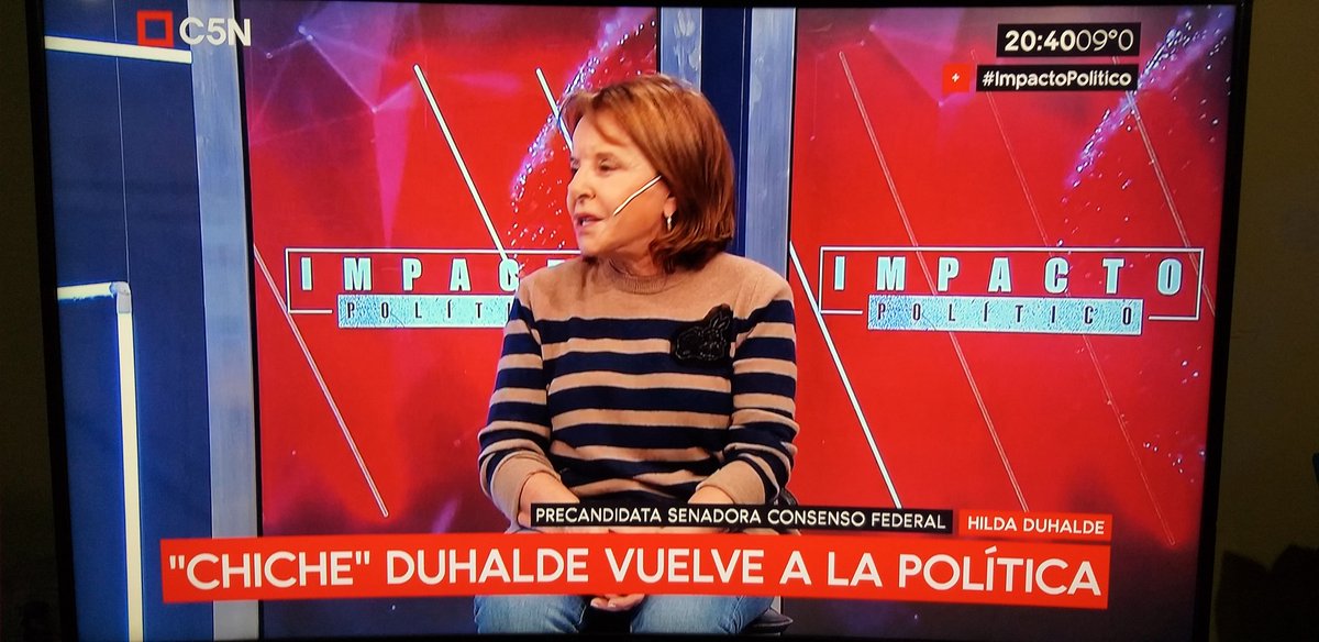 Jjusticiasocial's tweet photo. @chicheduhaldeok en #ImpactoPolitico en @C5N gobernar es tener prioridades que es el alimento, vestido, educación, salud etc @ChicheConectada @PLealta @RLavagna @UrtubeyJM @BuccaBali https://t.co/Xkc4iohOKK