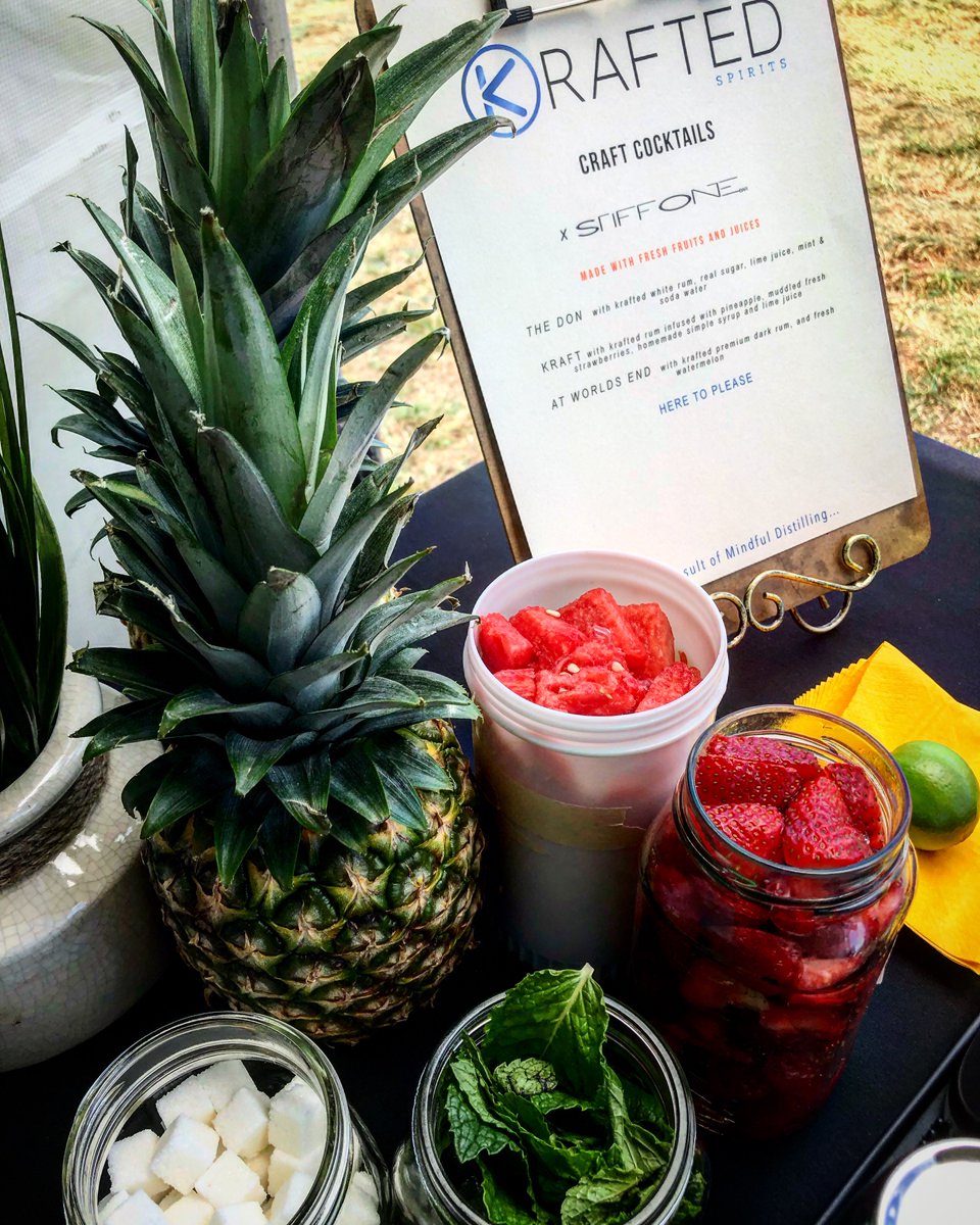 Always the FRESHEST, especially for our long standing clients #Krafted <a href="/LAFoodFest/">LA Food Fest</a>  #bartenderlife #mobliebar #catering #craftcocktails #PhotoOfTheDay #drinks #foodies
