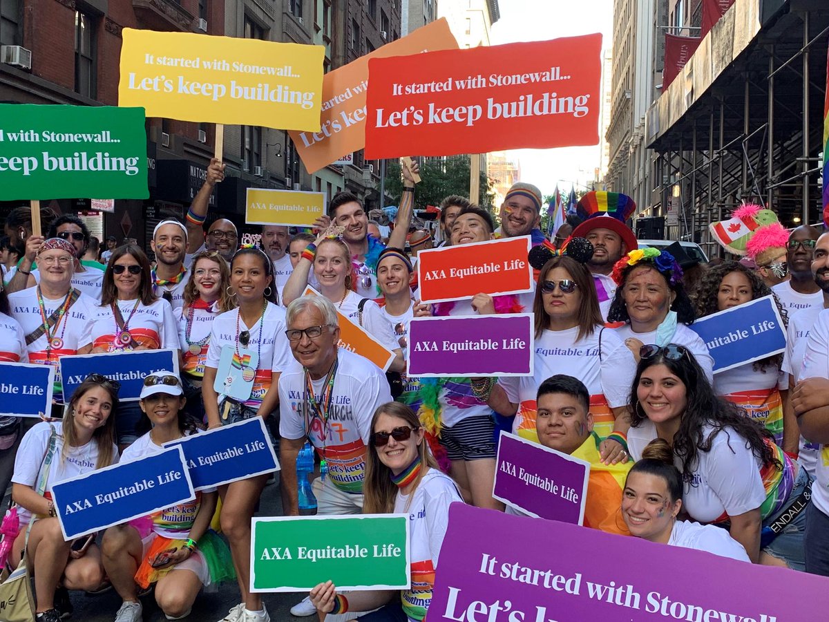 EquitableFin's tweet photo. Join us as we keep moving forward for #LGBT rights! #AXAPRIDE #NYCPRIDE #WORLDPRIDENYC #STONEWALL50 #WORLDPRIDE2019 #LGBTQ https://t.co/0GIeDYPFNN