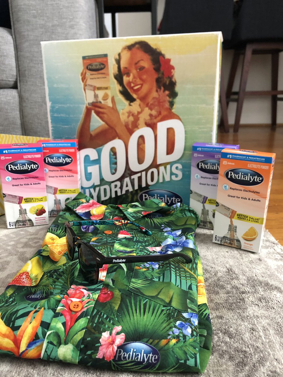 carlynato's tweet photo. Awww yea!!! Catch me rockin my @pedialyte Hawaiian shirt and sunnies allllll summer 😎. Ya girl will be supplying the #goodhydrations from San Francisco and beyond!! #teampedialyte https://t.co/pfMqGIRK6d