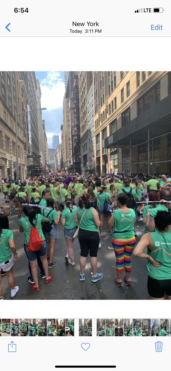 KeatonMercer's tweet photo. World Pride NYC! Representing @TDAmeritrade and our culture of equity and inclusion. Diversity lives here! #BetterBeginsHere https://t.co/Rrriu5fv9O