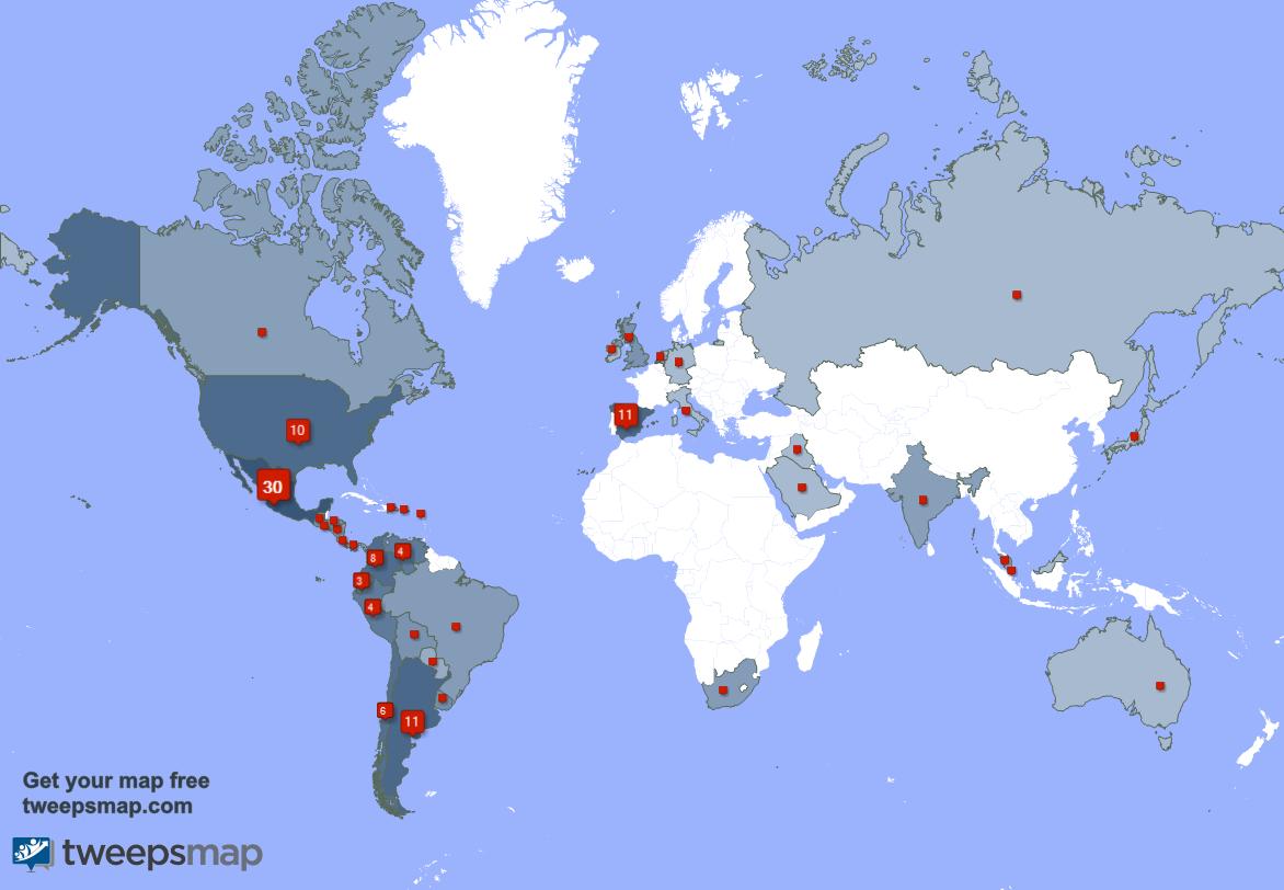 I have 3 new followers from Peru 🇵🇪, and more last week. See tweepsmap.com/!SamPornDraws