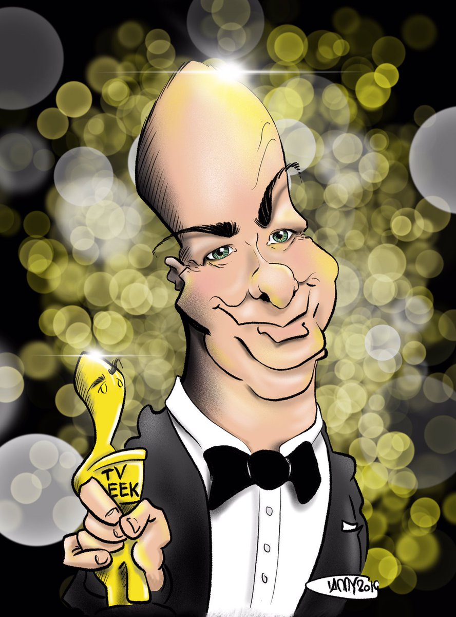 ZempDesigned's tweet photo. An uncanny resemblance. Who won a Gold logie? Tom Gleeson @nonstoptom did. #tomgleeson #tvweeklogies2019 #Awards #GoldLogie https://t.co/ldqvlHJ4px