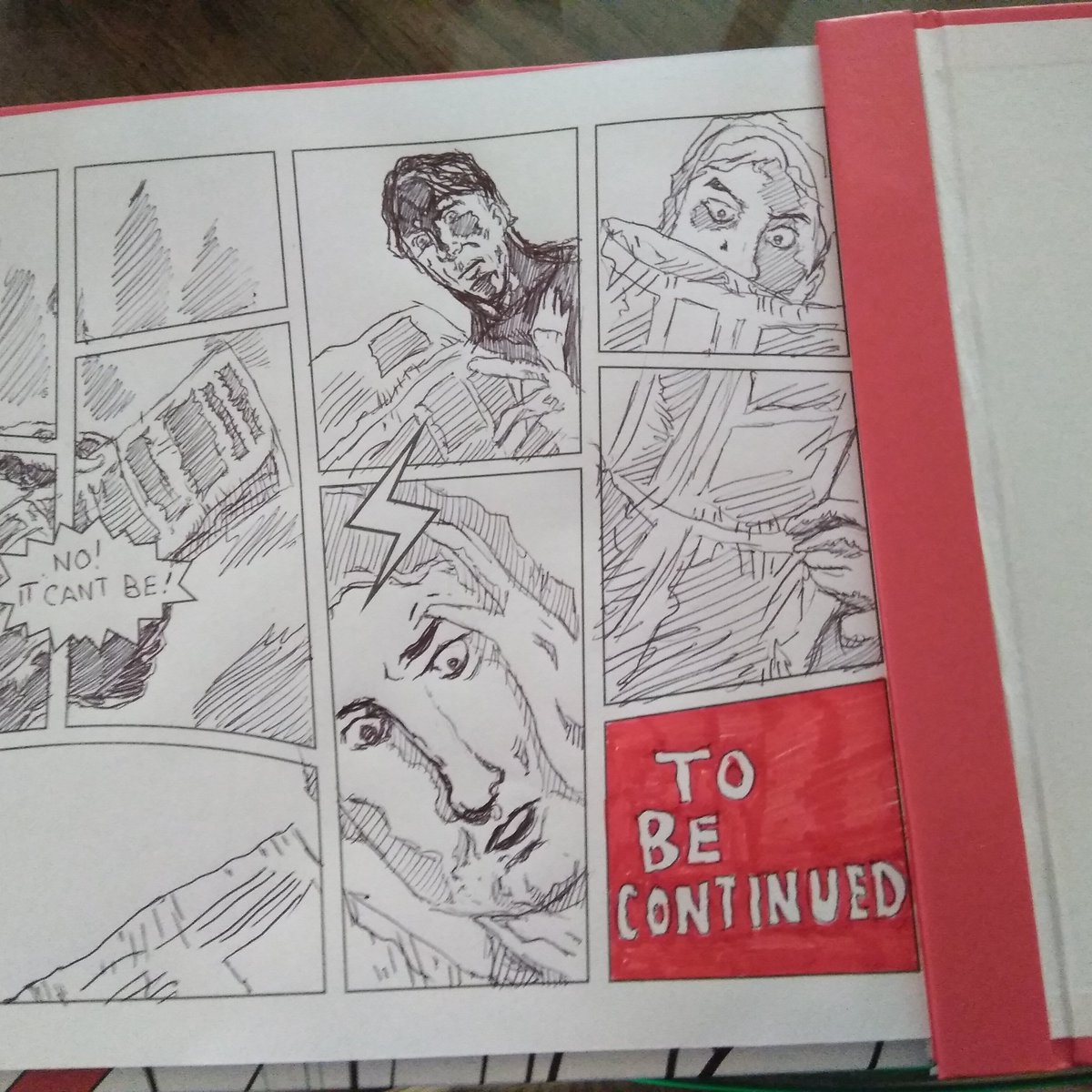 DonaldDeadart's tweet image. This is the last page to our hero comic