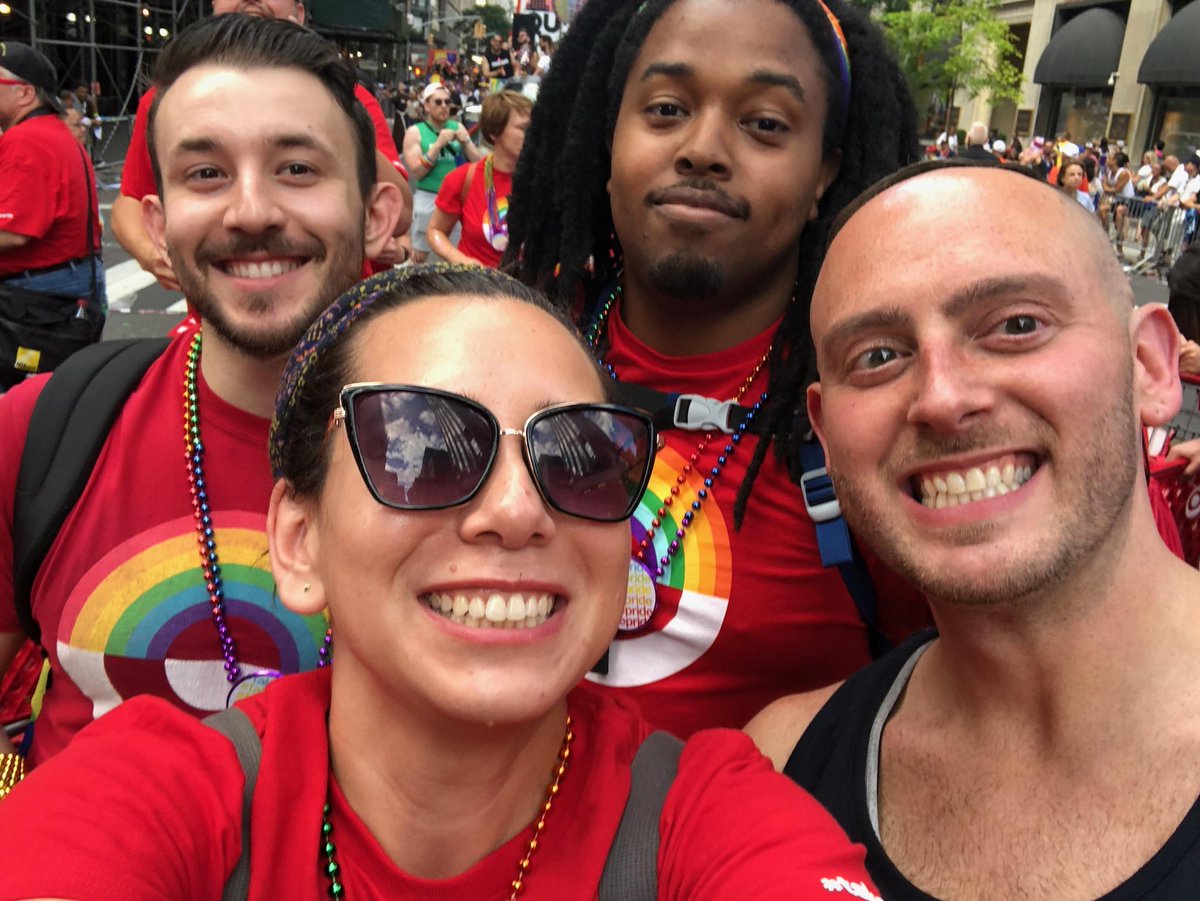 #NYCPRIDE #Bullseye #Target 
Today was an amazing experience with great people! I had so much fun! Meet so many new people!!  <a href="/DonBarto422/">Don Barto</a> <a href="/amy_wnenta/">Amy Wnenta</a> <a href="/BonnieGriesch/">Bonnie Griesch</a> @mackenzieT3318 <a href="/JessMariex1031/">Jessica</a>  Missed you guys wish you came!