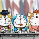 各国首脳会議はまさかのドラえもんズが参加？!ネコ型ロボットによる各国首脳会議w