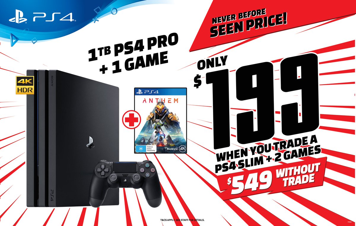 Eb Games Australia On Twitter Don T Miss Out On This Never Before Seen Playstation 4 Pro Trade Deal Limited Time Only While Stocks Last Https T Co K2cz97s9va Https T Co Dmei3l9zms