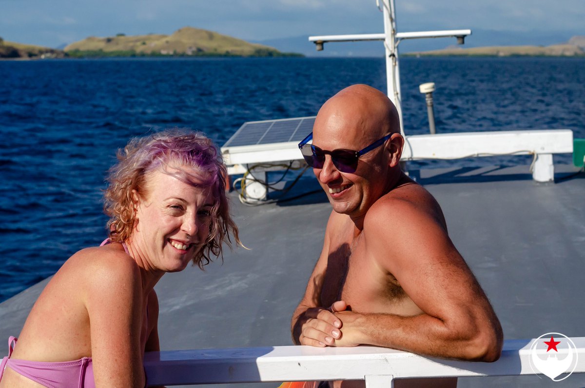 ScubaReps's tweet image. Simon joined our boat to discover SCUBA. His partner, Jackie joined us to snorkel. It was great to have them.
#scuba #komodo #dsd #scubadiving