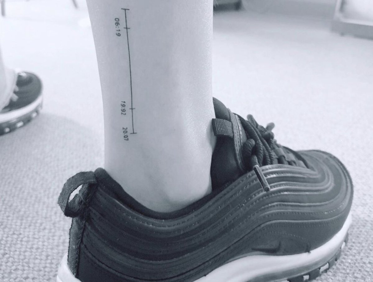 Moonbyul got her 4th tattoo!Those are important dates to her06:19 = Mamamoo's debut, the date she got the tattoo together with her friend and the date she met people who are precious to her (Moomoos)19:92 = year of birth20:07 = start preparing for her dream and met Minji