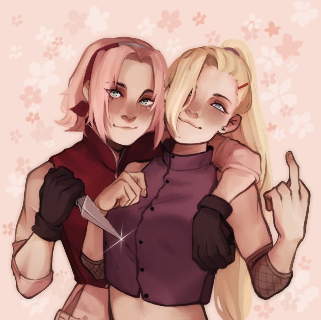 сакура и ино. сакура и ино. наруто сакура и ино. сакура харуно и ино яманака. сакура и ино.