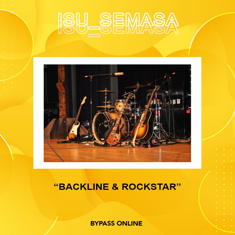 Apa sudah jadi? Ini antara reaksi di media sosial selepas insiden 'Backline &amp; Rockstar'. Betul-betul marah mereka. Takkan pokok bergoyang kalau tiada anginnya, kan? Harapnya band tersebut tampil membuat keterangan rasmi berikutan isu ini. Jangan lupa hashtag #curibackline
