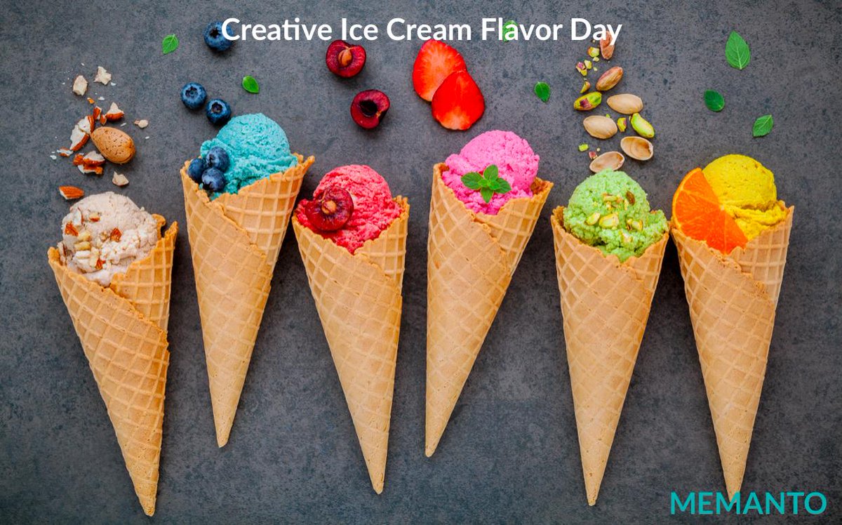 messemanager's tweet photo. Creative Ice Cream Flavor Day is best celebrated by buying a flavor of ice cream you’ve never tried before. Skip traditional flavors and also traditional exhibition planning - #planwithMEMANTO! #icecreamlover #trysomethingnew #exhibitionplanning #exhibitionstand #startup #manager https://t.co/6TfsYpvdNs