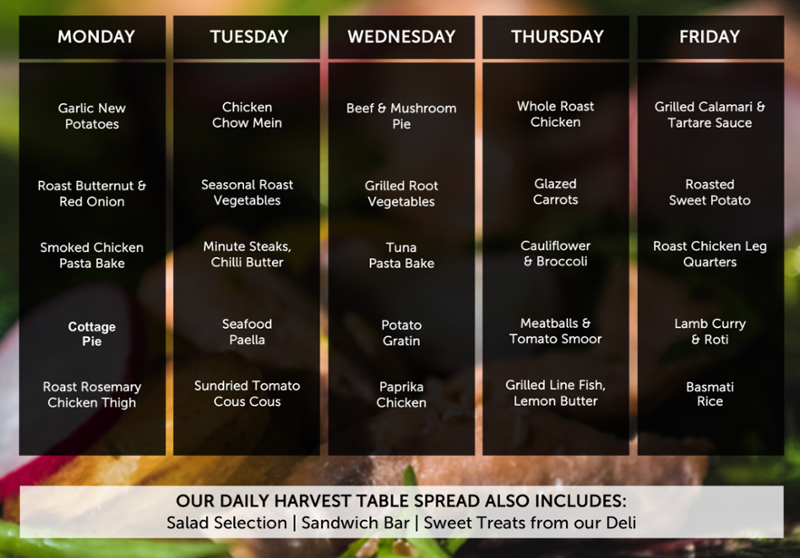 SquareCafe_ZA's tweet photo. From chicken chow mein to seafood paella (and much more), this week's #HarvestMenu is here to bring you the ultimate lunch time feast!
Full menu below: https://t.co/rmIaVUm72f