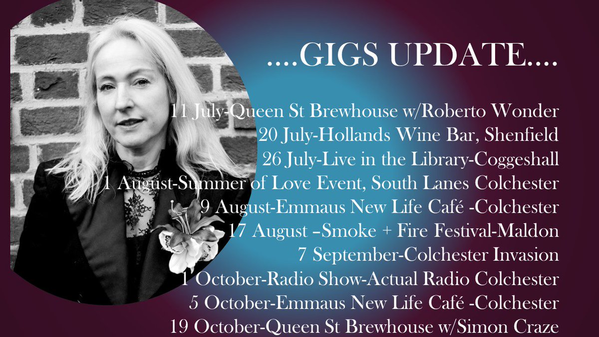 More dates added for the rest of 2019- exciting!