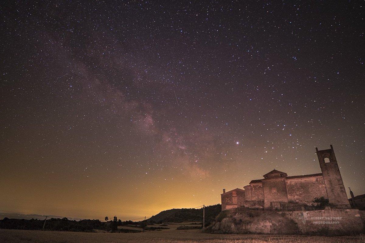 Via Làctia a Sant Joan de #Montdarn #Viver #Serrateix #Berguedà #milkyway