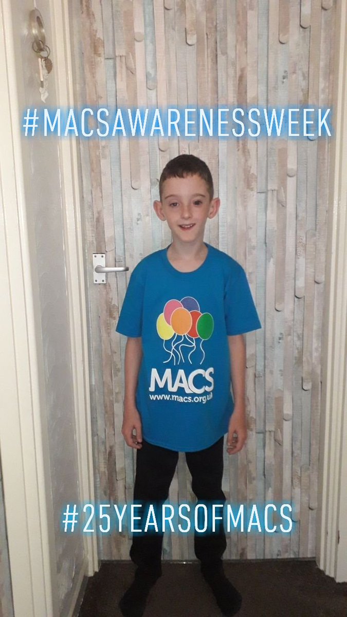 Vk_1986's tweet photo. Riley ready for the launch of #MACSAwarenessWeek
@ColeridgeSchool
@MACSthecharity https://t.co/tr9FZoZ66X