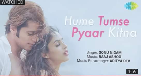 #HumeTumsePyarKitna Another Version Is OUT NOW
Soulfully Sung By #SonuNigam 
Music #RaajAashoo 
Lyrics #ShabbirAhmed 
youtu.be/ngmuRD3T4zo