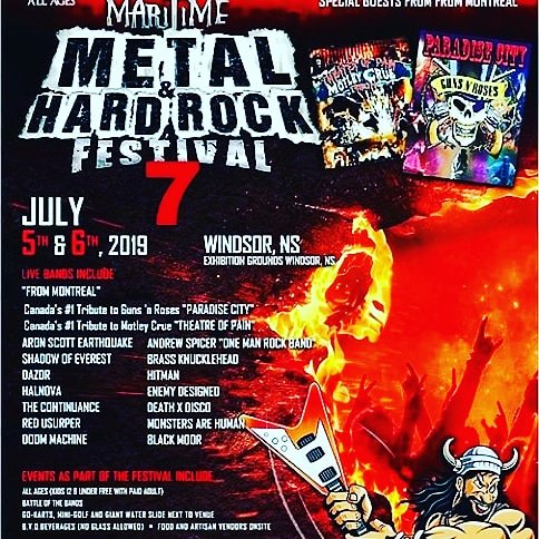 DoomMachineband's tweet image. This Friday and Saturday! Get your passes for the best party of the summer! maritimemetalfest.com