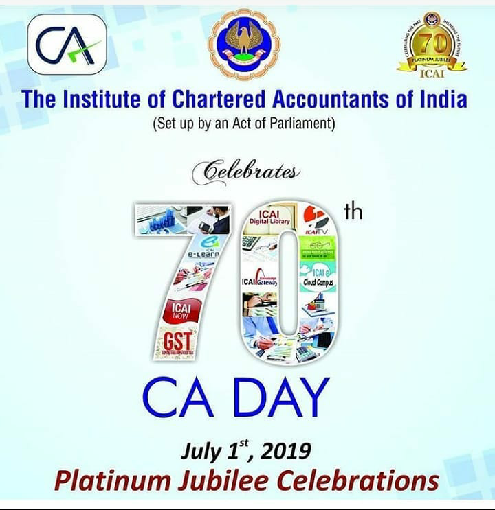 rajkumarlimkar's tweet photo. Happy CA day... #CADay2019
#PartnersInNationBuilding https://t.co/GVApNnrBQG