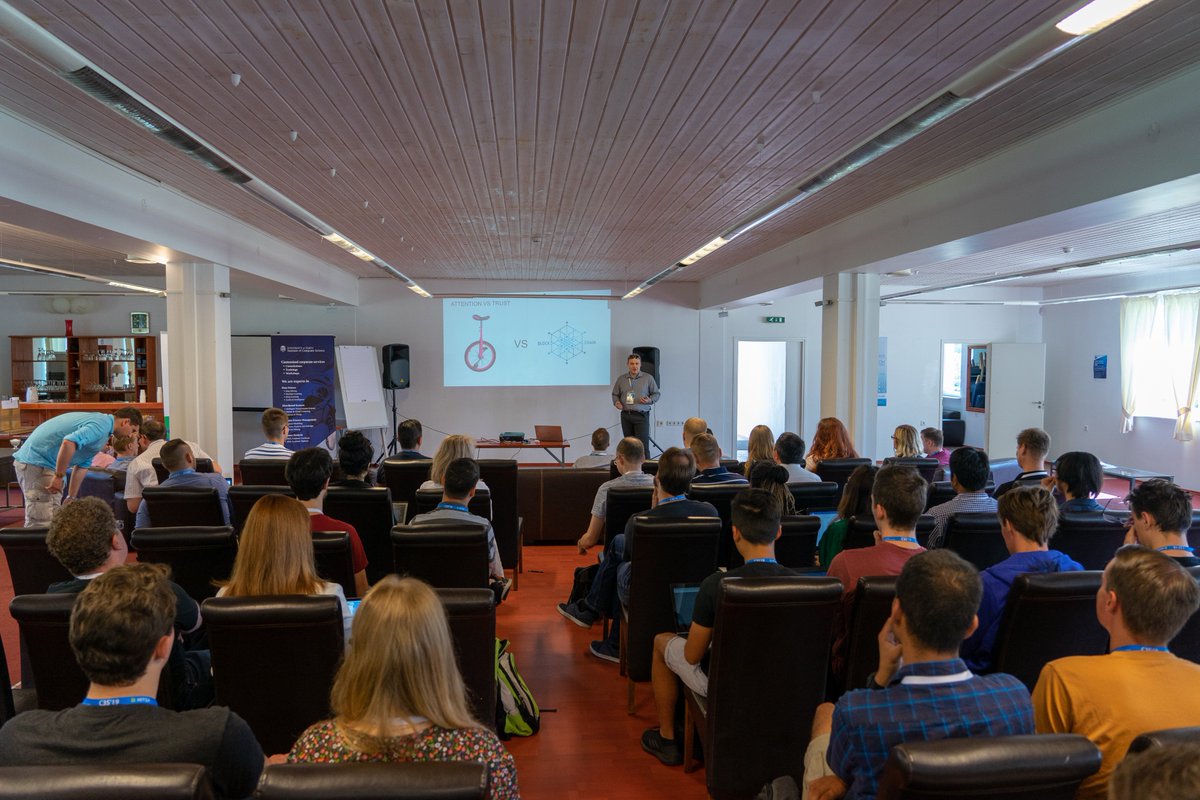 The Cyber Security Summer School has officially started with opening words by Peeter Burk, Dean of the Faculty of Science and Technology, followed up by a keynote speech from Ivo Lõhmus, vice-president of <a href="/Guardtime/">Guardtime</a>.

#unitartucs #unitartu <a href="/HITSAest/">HITSA</a> <a href="/haridusmin/">Ministry of Education and Research of Estonia</a>