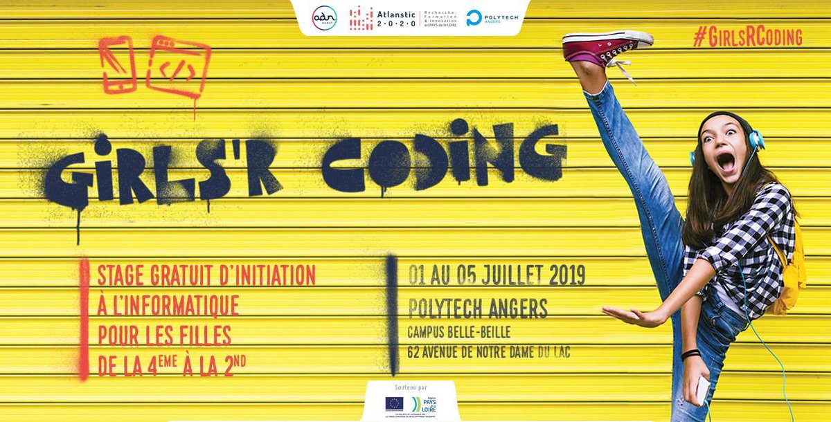 ilikeitnum's tweet image. #GirlsRCoding 1 ère journée de la semaine @Polytech_Angers 👾 #html #css #arduino #livecodingmusical #visites et pleins d’autres activités !