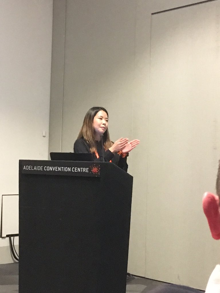 lisafstinson's tweet image. .@iamstaceyhong smashing it out of the ball park in the public health session at #2019ASM