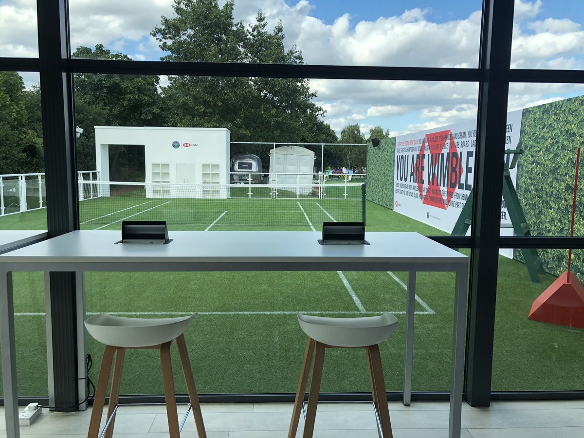 SparkneticPRO's tweet photo. So the #Wimbledon queue line is officially open! Hope you enjoy the space if you happen to be in the queue over the next 10 days! #buildup #outdoorbuild #projectmanagement #eventprofs #tennis #wimbledonqueueline #projects #eventdeck #tennisballs #strawberries #youarewimbledon https://t.co/vngsDVcbJ1