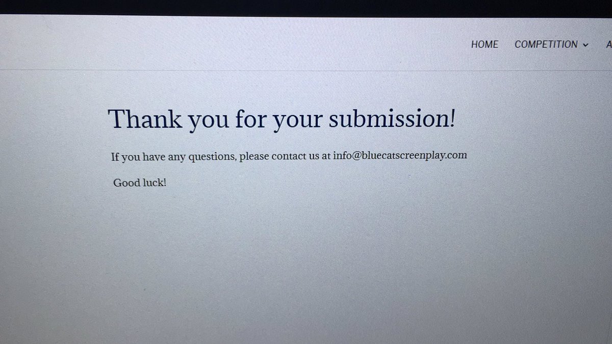 ShakiraPressley's tweet photo. Just submitted one of my scripts to @BlueCatWriters and I’m hoping to finally get recognized for my writing!
Wish me luck!
#bluecatscreenplaycompetition #writer #film #tvwriter #blackstories #script #screenplay https://t.co/pgDmUMS9sb