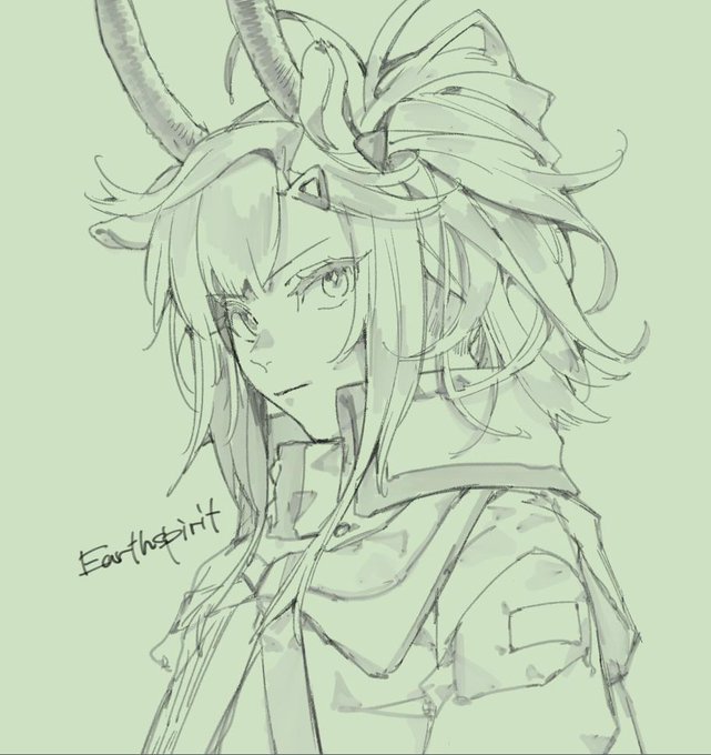 らくがきアーススピリットさん #明日方舟 #Arknights 