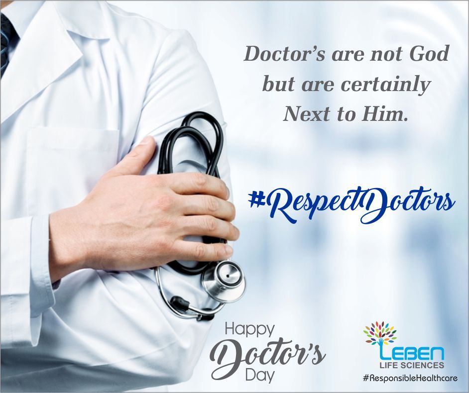LebenLifeSci's tweet photo. Doctor’s put all their knowledge and experience to cure & save human lives.
We must understand that Medical Science isn’t perfect & neither are the outcomes.
With recent happenings, let us all pledge to #RespectDoctors
#HappyDoctorsDay #HealthyIndiaHappyIndia https://t.co/BpGHKEaKLB