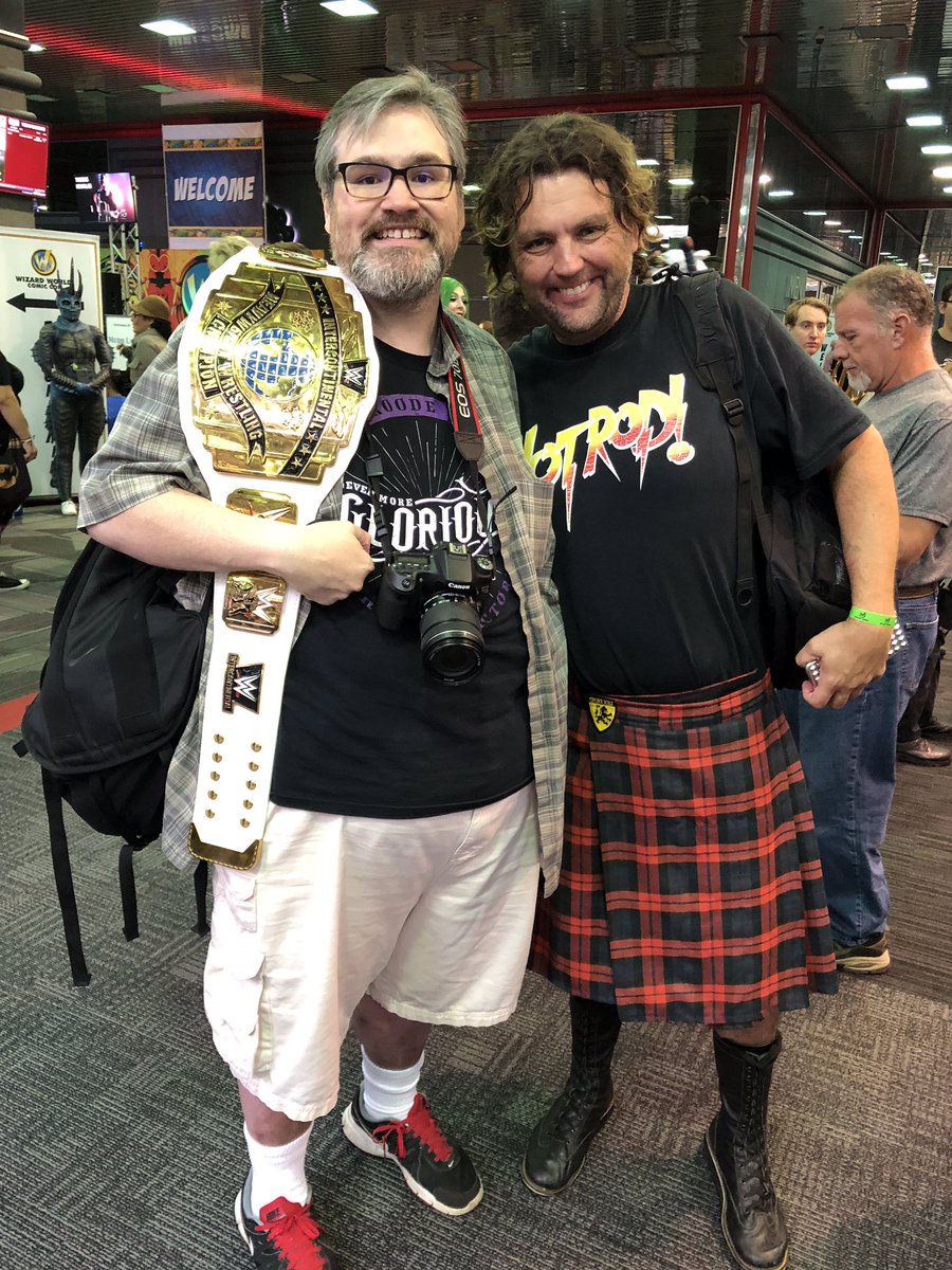 WindyCitySlam's tweet photo. Happy birthday birthday to Chicago independent wrestling star @joeyroth630!
#wrestling #prowrestling #ChicagoWrestling #indywrestling #Villain #Heel #cosplay #WrestlingCosplay #WizardWorld #WizardWorldCC #RoddyPiper #HotRod https://t.co/62Ggvu2Hmb