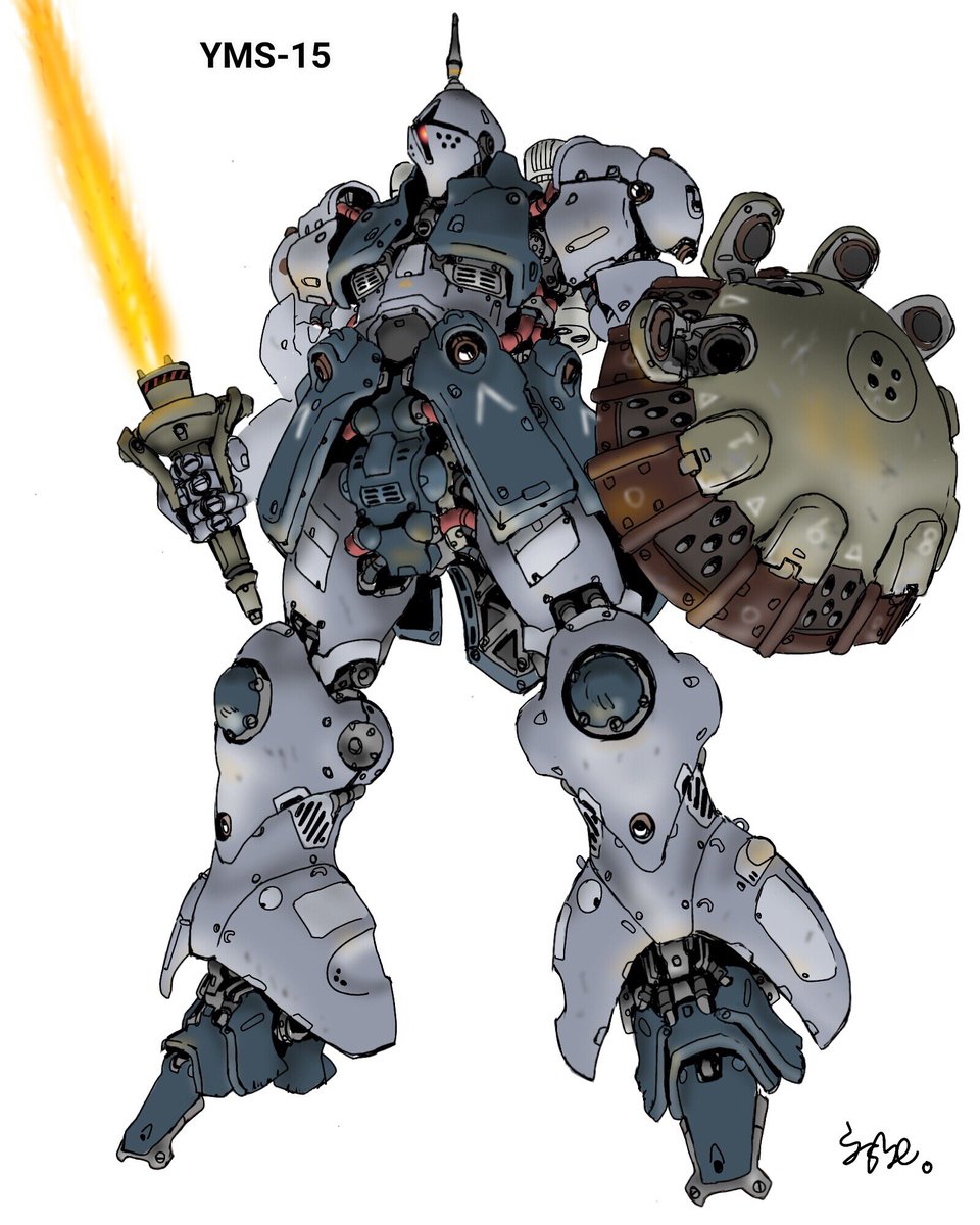 robot weapon no humans mecha shield sword zeon  illustration images