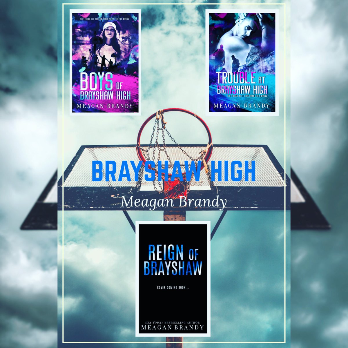 ⁣
Show of HANDS 🙋🏼‍♀️ WHO IS READY FOR ⁣
 💙💙💙REIGN OF BRAYSHAW💙💙💙⁣

💙Read Boys of Brayshaw High and Trouble at Brayshaw High now!! 💙
#free with your #kindleunlimited subscription!
#brayshawhighseries #meaganbrandybooks