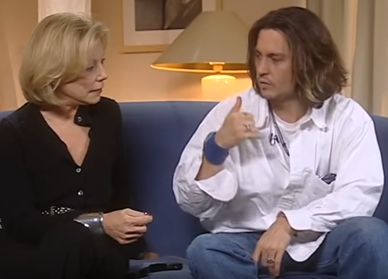 Johnny interviewed by producer Claudie Ossard for the European DVD release of Arizona Dream (1993) in 2003, which turned into a 38 minutes supplement for the disc. She speaks in French but he answers in English, here's the link, hope it work everywhere: 