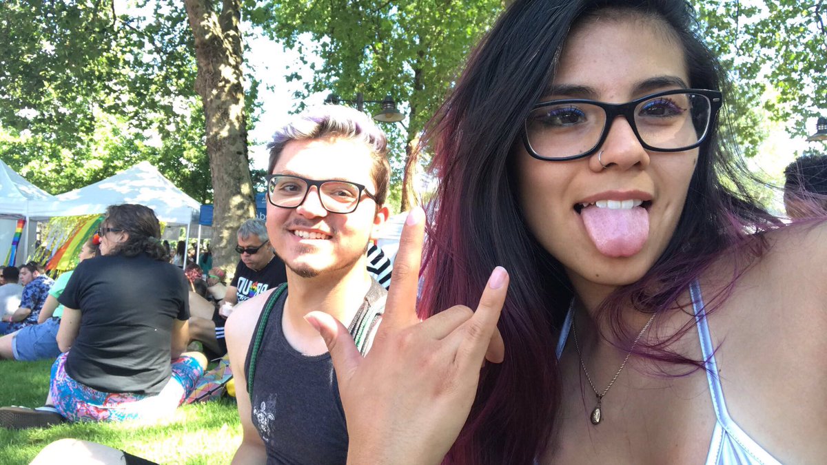 LochNephMonster's tweet image. Hey so I went to pride. Peep the outfit (proudfit, if you will) I had at some point during the day