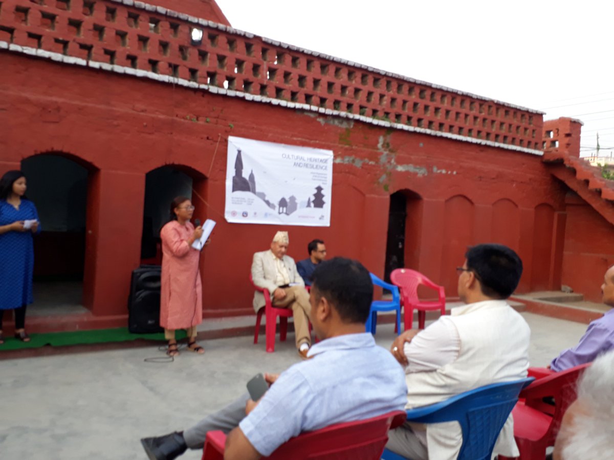 UNESCOKathmandu's tweet photo. "Cultural Heritage &amp; Resilience- Urban Regeneration of World Heritage Trail in Kathmandu, Nepal", 30 June – 8 July 2019
UNESCO, CPC &amp; IOE welcome the participants – 32 students of different background (17 - India &amp; 15 - IOE, Nepal) on 30 June &amp; brief them about the workshop. https://t.co/sBb9GLb5wR