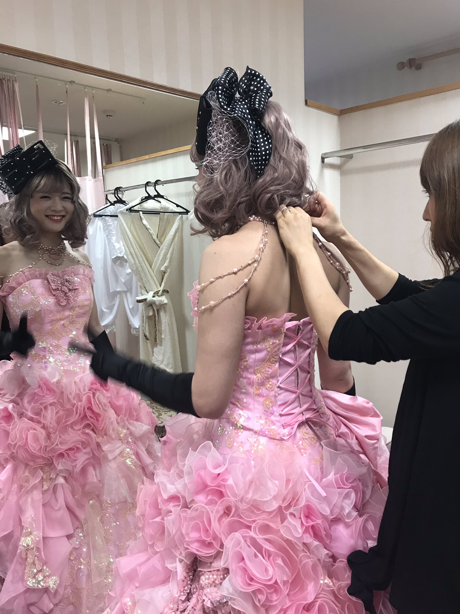 マリーマリエ 変身体験 変身写真 No Twitter 姫にぃ ピンクドレス変身 T Co 3bj2urpyuy Twitter