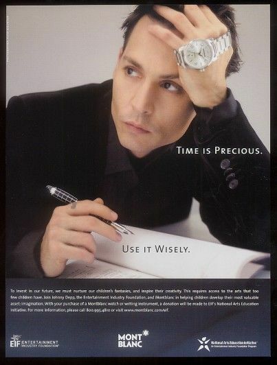 printed commercials for H&M, Mont Blanc and of course Dior.