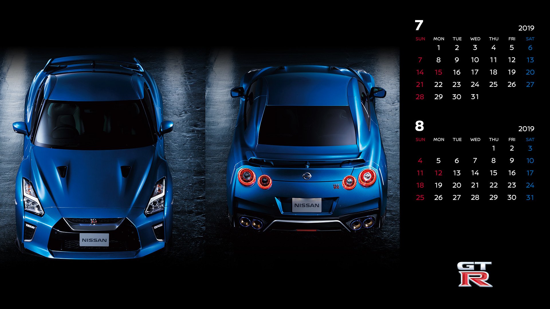 日産自動車株式会社 على تويتر 壁紙カレンダー 7月は Nissangtr 日産リーフ Autech フェアレディz Zt S31型 の3車種 T Co 6f7hioryip