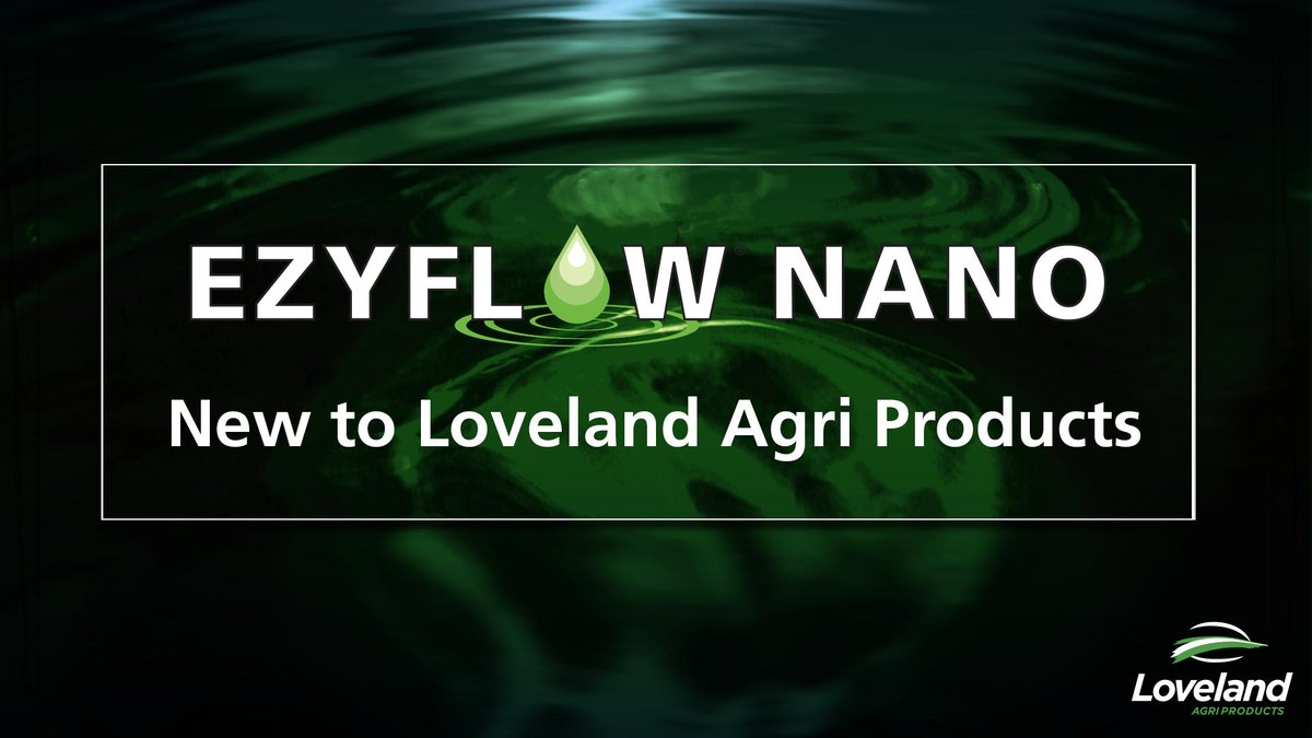 Introducing EzyFlow Nano range of liquid fertilisers to the #LovelandAgriProducts line-up. The EzyFlow Nano range incorporates nanotechnology which provide novel and innovative ways to improve crop yield through more efficient delivery of fertilisers. 
bit.ly/2XgB5tv